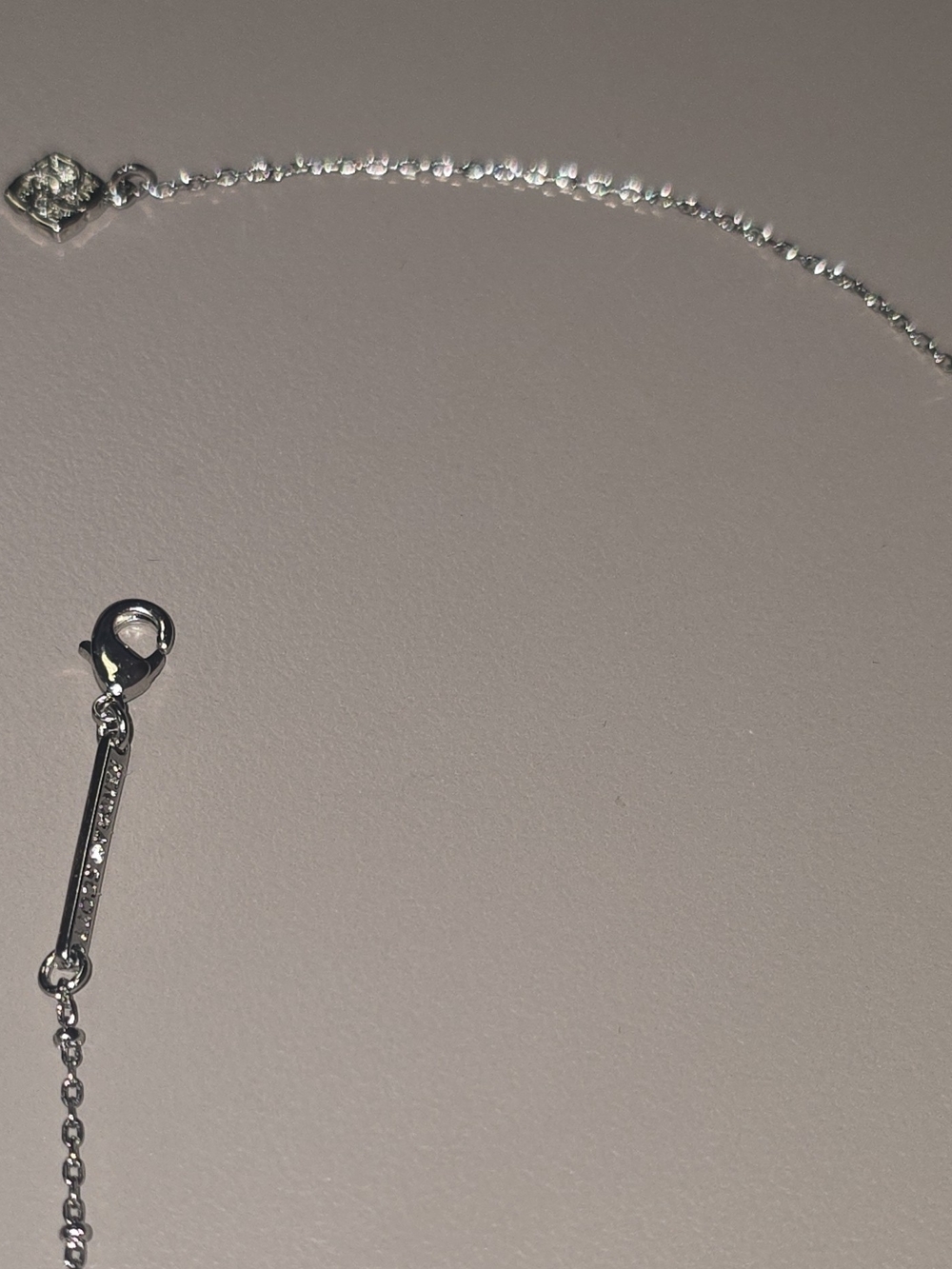 Kendra Scott Parker Starfish Short Pendant Necklace - Silver MOP Signed 19 In. - Picture 8 of 12